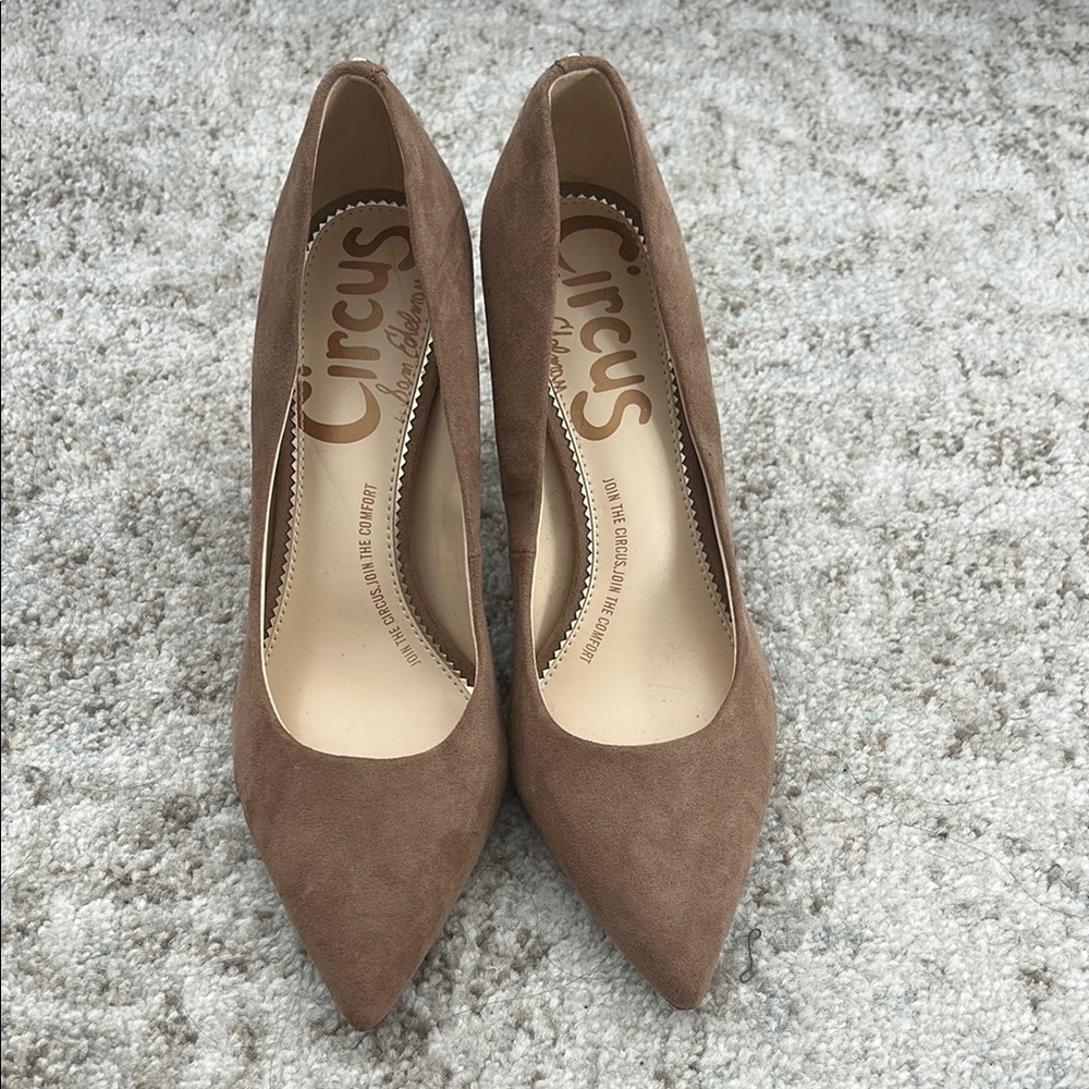 Circus by Sam Edelman Brown Suede Heels